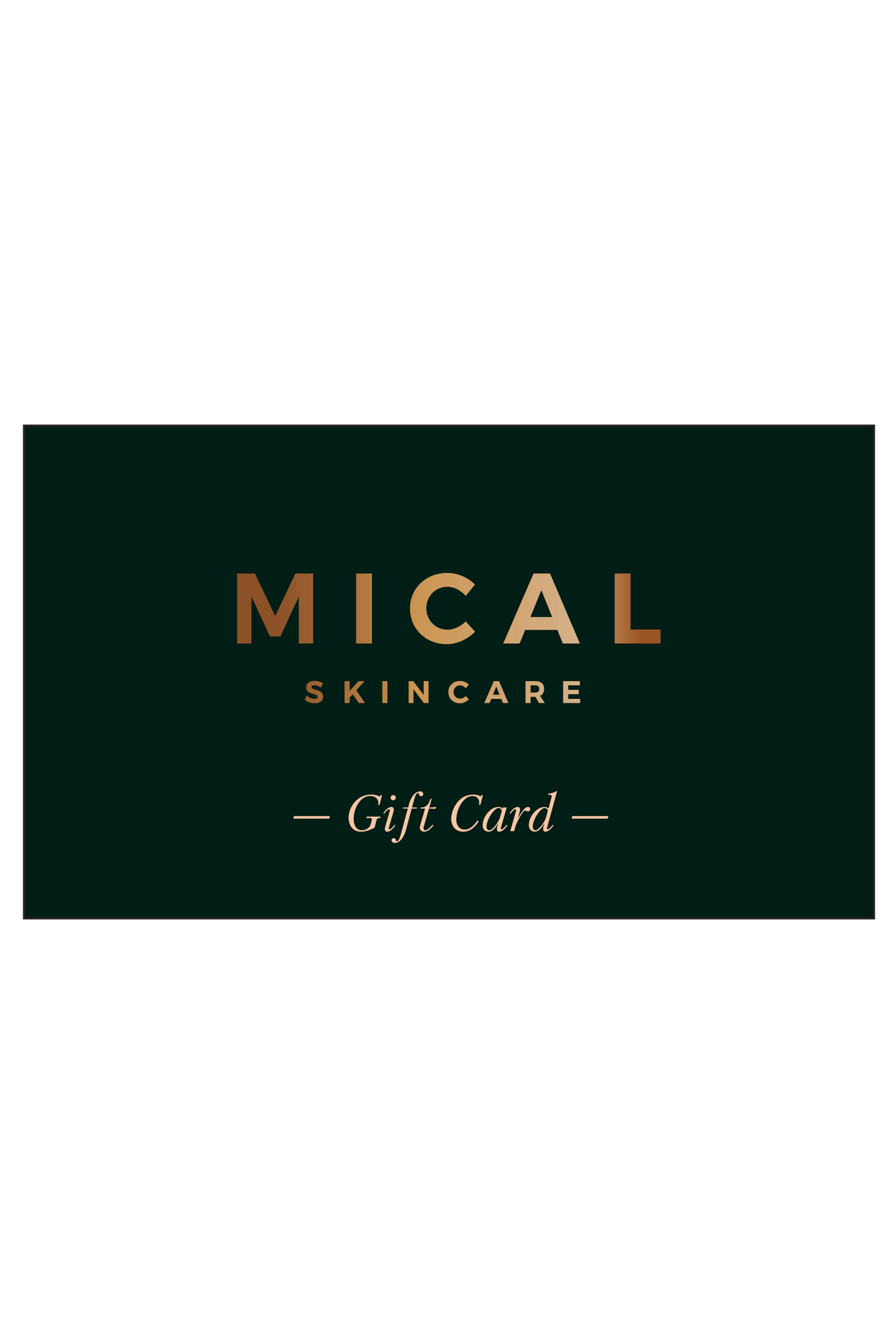 Mical Skincare Gift Card